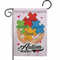 Patio Trasero Autism Awareness Support 13 x 18.5 in. Double-Sided Decorative Vertical Garden Flags for PA4075131